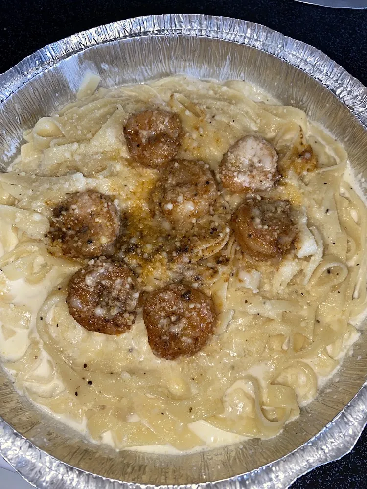 Blackened Shrimp Fettuccine Alfredo